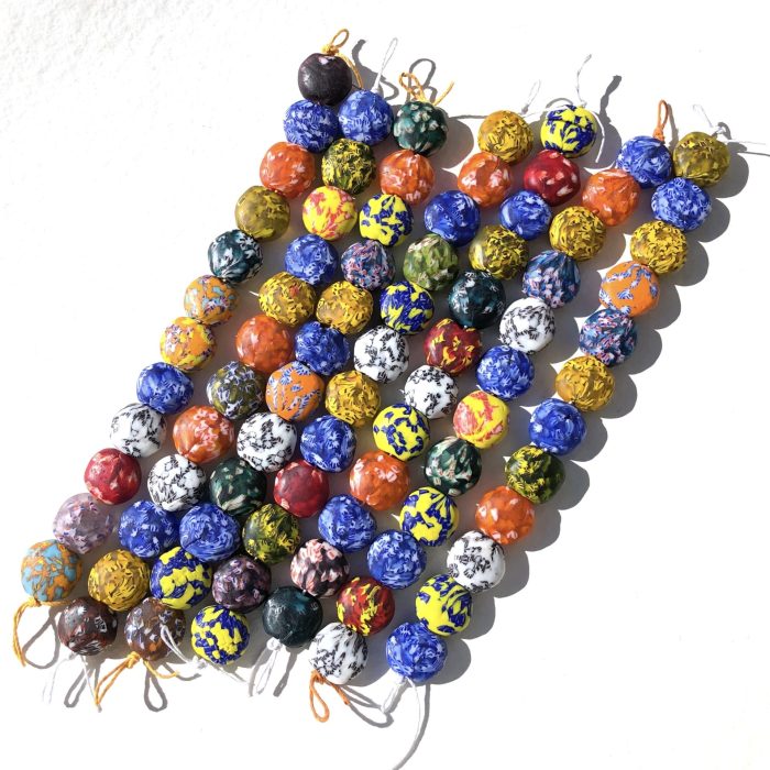 Recycled Glass Beads Rainbow Collection