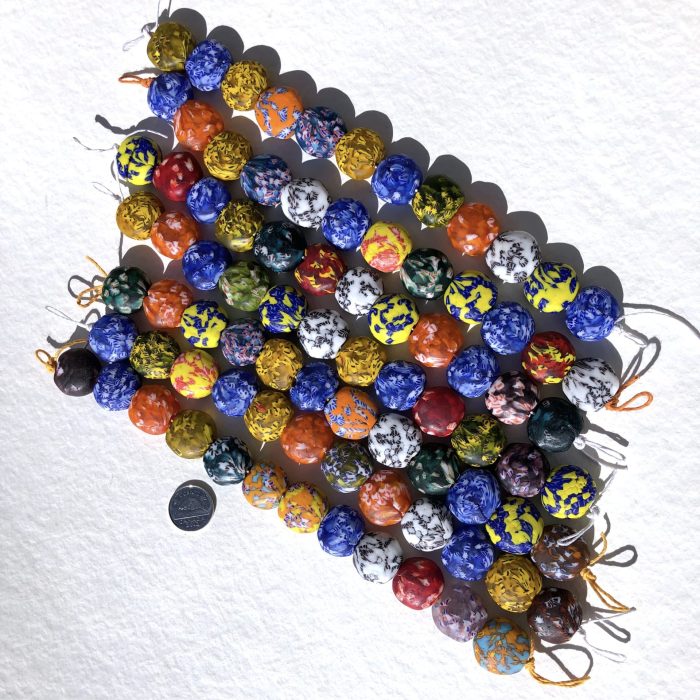 Recycled Glass Beads Rainbow Collection