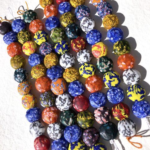 Recycled Glass Beads Rainbow Collection