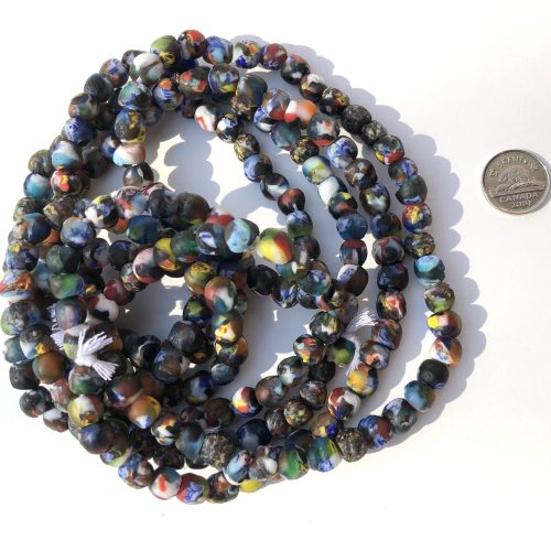 Fused Recycled Glass Beads