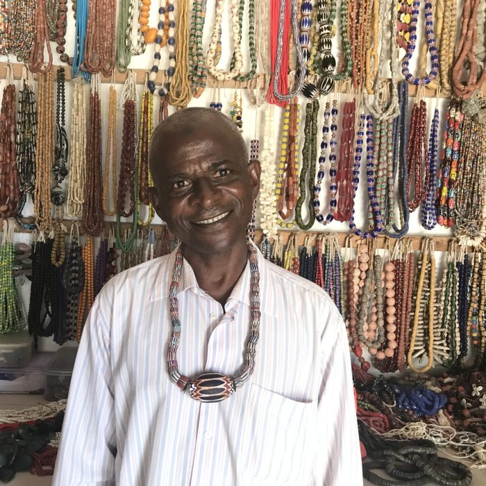 Trader, Garbe at the Koforidua Market