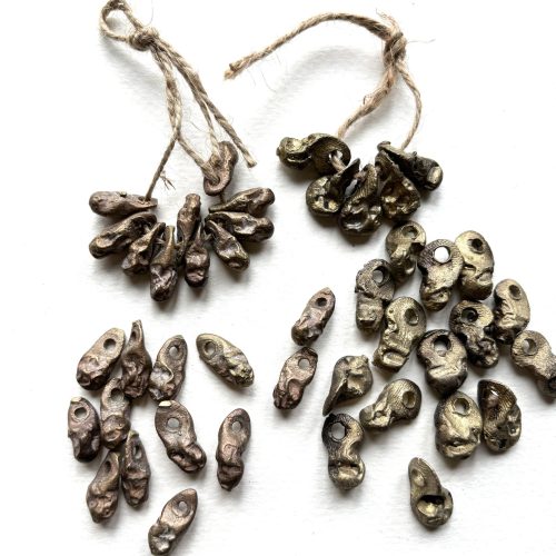 Brass Nugget Beads