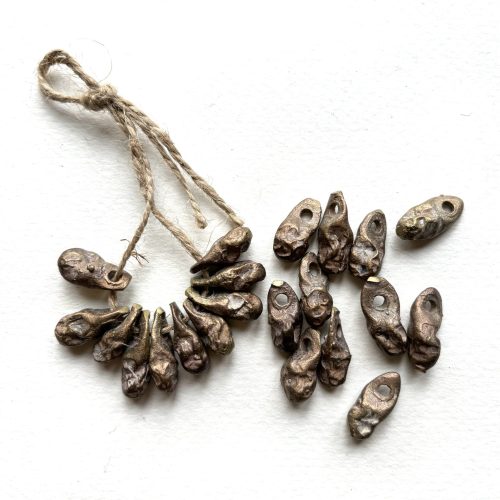 Brass Nugget Beads