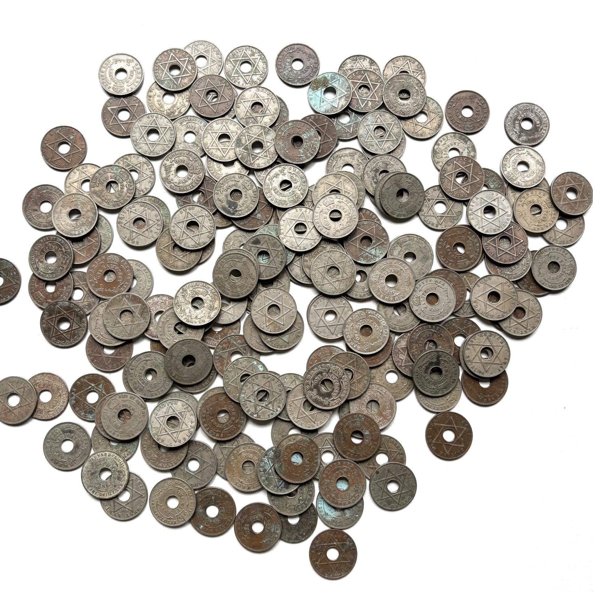 Old West African Coins